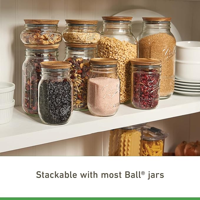 Ball® Jar Lids, 5 Pack Ball Jar Wooden Storage Lids