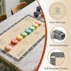 Silicone Mat for Baking Macaron, Bread, Pizza, Extra Thick Silicone Baking Mat with Measurement, Non Stick Pastry Mat for Dough Rolling Out, Heat Resistant to 480°F for Baker