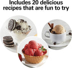Hamilton Beach Electric Automatic Ice Cream Maker & Frozen Yogurt Machine, Makes Custard, Sorbet, Gelato and Sherbet, 4 Quart, White (68330N)