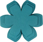 BYKITCHEN Pot and Pan Protectors, Set of 12 and 3 Different Sizes, Larger & Thicker Felt Pan Protector Pads, Cyan Pot Separators Protectors for Stacking and Protecting Your Cookware