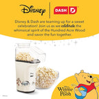 Disney Dash Fresh Pop Popcorn Maker - Oil-Free, Air Popcorn Popper - With Measuring Cup & Recipe Guide - Perfect for Movie Nights - 16 Cups, Winnie the Pooh