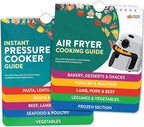 Air Fryer & Instant Pot Magnetic Cooking Guides - 7" x 6" Each - Set of 2 Instant Pot Air Fryer Accessories Cook Books - Airfryer Kitchen Accessories & Kitchen Gadgets 2026