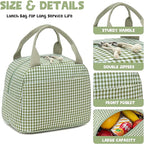Bluboon Lunch Box for Women Cute Lunch Bag Reusable Insulated Lunch Bags Large Capacity Lunchbox Cooler for Work Picnic or Travel