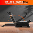 Panini Press Grill, 1200W Sandwich Maker with Non-Stick Plates, Standard 2-Slice Sandwich Press Electric Indoor Grill, Opens 180° to Fit Any Size of Food, Removable Drip Tray, Stainless Steel, Sliver