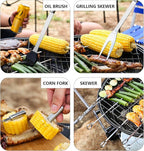 BBQ Grill Tools Set, 21-Piece Stainless Steel Grill Utensils with Aluminum Case, Heavy Duty Grilling Accessories, The BBQ Accessories Gift for Father's Day and Christmas