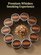 Cocktail Smoker Wood Chips for Whiskey Smoker Kit,Natural Drink Smoker Chips for Cocktails & Bourbon,10 Flavor Smoking Wood Chips Variety Pack,Apple Peach Pear Hickory Oak Cherry Mesquite Alder Beech