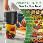 Mason Jar Vacuum Sealer Kit, Electric Sealer for Wide, Regular Mouth Mason Jars, Portable Vacuum Sealer for Jars, Birthday Gift for Her, Gifts for Mom, Grandma