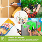 Kitchen Scissors, iBayam 2-Pack Kitchen Shears, 9 Inch Heavy Duty Dishwasher Safe Food Scissors, Multipurpose Stainless Steel Sharp Cooking for Kitchen, Chicken, Poultry, Fish, Meat, Herbs
