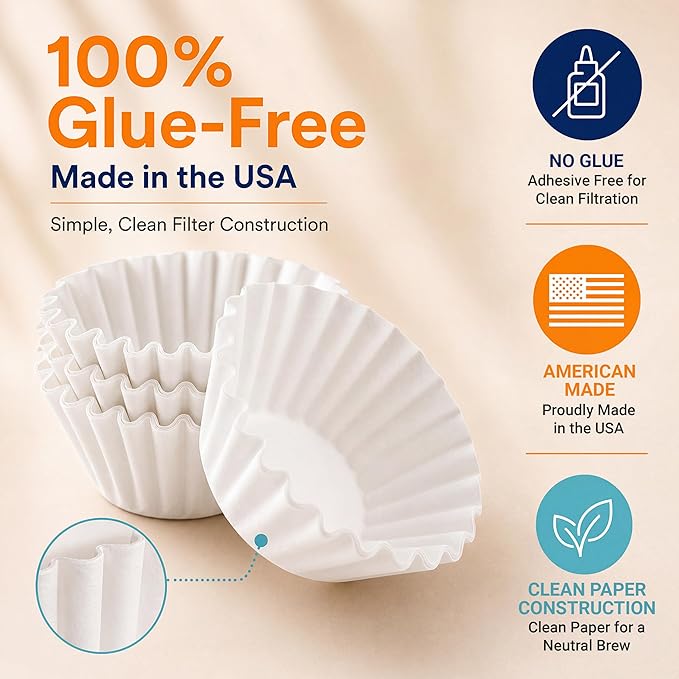 4 Cup Basket Coffee Filters (400, White)
