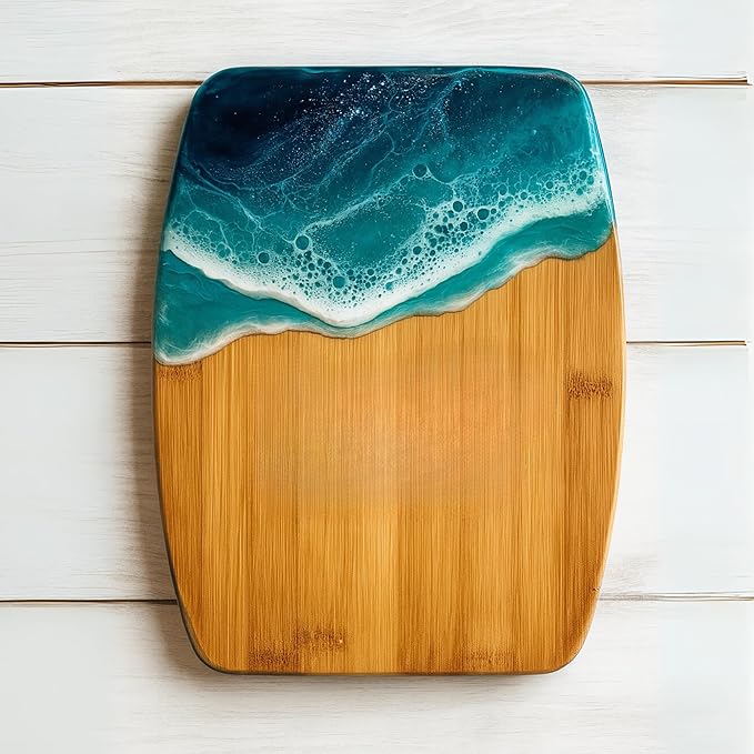 Set of 24, Bulk Mini Bamboo Cutting Boards – Thin 8x6" Blank Wood Serving Tray, Charcuterie Platter, Hot Mat for Engraving, Personalized DIY Crafts, Wedding Gift, Rustic Table Decor, Wall Art