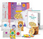 BAKETIVITY Kids Baking DIY Activity Kit - Bake Delicious Yum&m Jumbo Cookies- Real Fun Little Junior Chef Essential Kitchen Lessons, Includes Pre-Measured Ingredients and Easy to Follow Recipe.