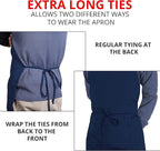 Utopia Kitchen 2 Pack Bib Apron, Adjustable with 2 Pockets, Water and Oil Resistant, Cooking Kitchen Chef Apron for Women Men