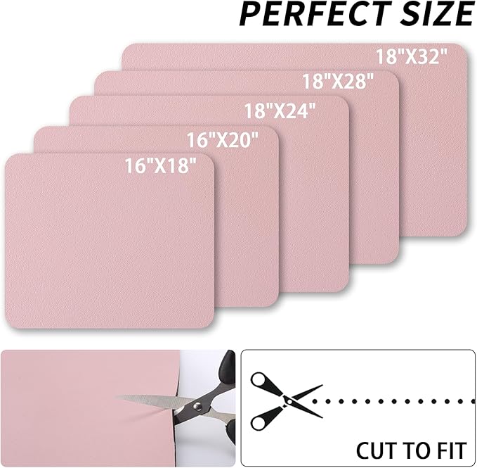HotLive Dish Drying Mat for Kitchen Counter, Heat Resistant Drainer Mats with Non-slip Rubber Backed, Hide Stain Kitchen Super Absorbent Draining Mat, Easy to Clean Dish Rack Pad, Pink 18"x24"