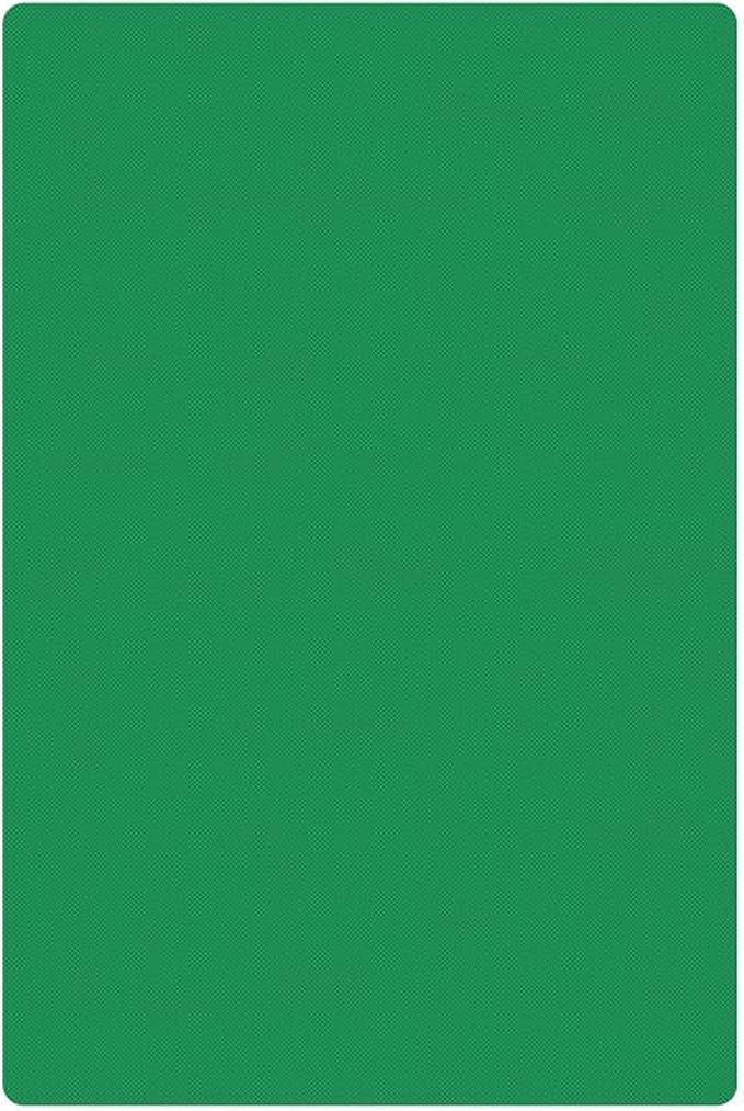 TrueCraftware- 20" X 15" X 1/2” Cutting Board for Kitchen Green Color Plastic- Color Coded Durable Kitchen Cutting Board Chopping Board Non Slip Cutting Mat for Meat Vegetables Dishwasher Safe