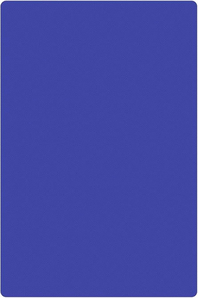 TrueCraftware- 18" X 12" X 1/2” Cutting Board for Kitchen Blue Color Plastic- Durable Kitchen Cutting Board Commercial Chopping Board Non Slip Surface Cutting Mat for Meat Vegetables Dishwasher Safe