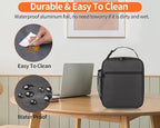 ZM-YOUTOO Lunch Box for Men - Reusable Lunch Bag Men Adult Women- Insulated Small LunchBox (Depth Gray)