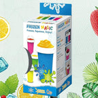 REGNBUE Slushy Maker Cup, Quick Frozen Magic Squeeze Cup for Juice Milk Yogurt Ice Cream Make, DIY Smoothie Cooling Cup with Lid & Straw for Kids Friends Family