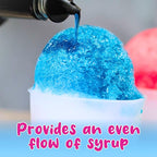 Hawaiian Shaved Ice Syrup Precise Control Bottle Pourers, Professional Pour Spouts for Snow Cone & Drink Flavors (10-Pack)