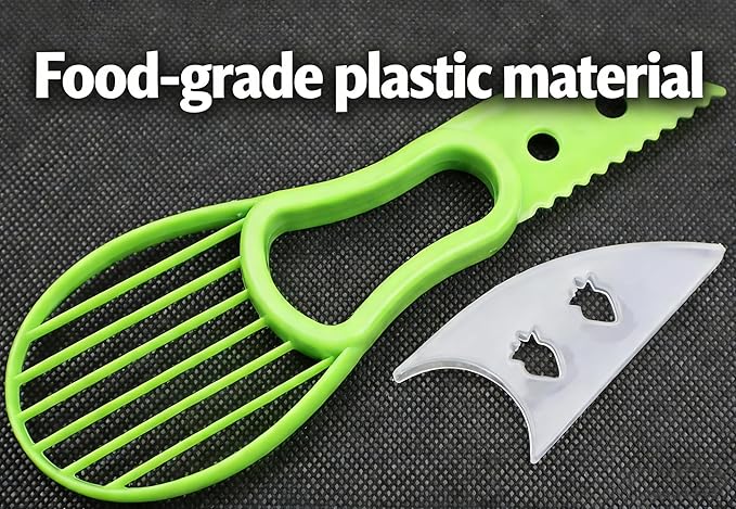 3 In 1 Avocado Peeler Slicer Tool - Avocado Slicer - Avocado Cutter and Scooper for Fruits & Vegetable - Avocado Pitter