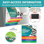 Air Fryer & Instant Pot Magnetic Cooking Guides - 7" x 6" Each - Set of 2 Instant Pot Air Fryer Accessories Cook Books - Airfryer Kitchen Accessories & Kitchen Gadgets 2026