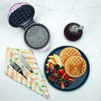 Uncanny Brands Hello Kitty Kuromi Mini Waffle Maker - Cook With Your Favorite Bunny Character