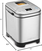 Cuisinart CBK-110C Compact Automatic Bread Maker, Stainless Steel