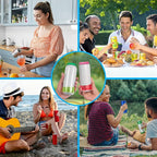 Silicone Soda Can Cover Lids, 12 Pack Reusable Soda Can Lids Beer Can Covers Pop Can Covers, BPA Free Silicone Can Cover, Stopper and Protector for Beer, Beverage, Juice, Fits Standard Cans