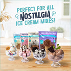 Nostalgia Electric Ice Cream Maker - Old Fashioned Soft Serve Ice Cream Machine Makes Frozen Yogurt or Gelato in Minutes - Fun Kitchen Appliance - Modern Style - Aqua - 2 Quart