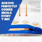 Classic™ Microwave Sandwich Maker, Microwave Grill, Toaster, 3 Minute Grilled Cheese Sandwich Maker, Thick Silicone Cover, Safe Food Grade, Panini Press, Dishwasher Safe (Blue, Regular)