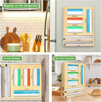 Magnetic Food Bag Storage Organizer for Drawer or Refrigerator, Compatible with Gallon,Quart, Sandwich, Snack & Variety Size Bags