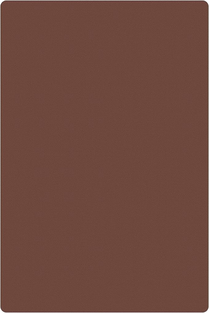 TrueCraftware- 20" X 15" X 1/2” Cutting Board for Kitchen Brown Color Plastic- Color Coded Durable Kitchen Cutting Board Chopping Board Non Slip Cutting Mat for Meat Vegetables Dishwasher Safe