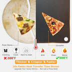 Baking Steel for Oven & Grill, Pizza Steel, 13x13” Pizza Baking Pan for Artisan Pizza, Multi-Purpose Baking Tool for Home Cooks & Pizza Lovers, Fast Heating(.25" Thick)