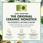 GreenPan 8" Tempered Glass Lid for Pots and Pans Cookware, Gold-Tone Handle with Matte Finish, Dishwasher and Oven Safe