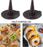 HUIKANGSHENG 3 Piece Donut Mold for Baking,Silicone Donut mold,Non-Stick Silicone Donut Pans for Bagels and Doughnuts