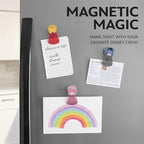 Disney Magnetic Chip Clips – Set of 6 Bag Clips for Food Storage - Mickey, Minnie, Lilo & Stitch, Winnie The Pooh – Durable & Airtight for Pantry & Fridge Use