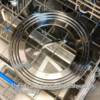 Stainless Steel Universal Lid for Pots, Pans and Skillets-Fits 7" to 12" Replacement Frying Pan Cover and Cast Iron Skillet Lid