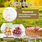 Woozettn 4 Pcs Plastic Candy Jars,71 Oz Clear Plastic Cookie Jars,Hexagonal Candy Containers with Lids for Kitchen,Dry Food,Candy,Dog Food,Cookies,Coffee Pod,Laundry Pod