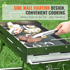 VEVOR Stainless Steel Griddle, 23.5"x16" Pre-Seasoned Stove Top Griddle, Rectangular Double Burner Griddle Pan, Non-Stick Family Pan Cookware with Handles and Oil Groove, for BBQ, Gas Grills, Silver