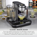 Bartesian Professional Cocktail Machine and Margarita Maker - High Capacity Bar Cocktail Mixer with 5 Premium Glass Bottles for Parties and Entertaining - Push-Button Technology and Easy Clean Design