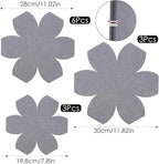 Felt Pot and Pan Protectors for Stacking, 12 Pieces in 3 Sizes, Extra Thick Divider Non-Slip Cookware Dividers Scratch-Resistant Pads for Nonstick Ceramic Glass Metal Pans
