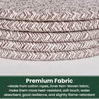 8 Inch Trivets for Hot Dishes, Hot Pots and Pans, Thick Heat Resistant Large Coaster for Kitchen, Hot Pads, Kitchen Essentials, Kitchen Decor for Table & Countertop with Storage Basket, 5 Pcs