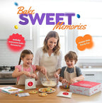 BAKETIVITY Kids Baking DIY Activity Kit - Bake Delicious Yum&m Jumbo Cookies- Real Fun Little Junior Chef Essential Kitchen Lessons, Includes Pre-Measured Ingredients and Easy to Follow Recipe.