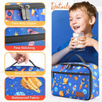 Lunch Box Kids, Lunch Bags for Women Men, Insulated Cooler Reusable Cute Lunch Containers for Boy & Girls, Adults Leak Proof Large Lunch Tote Bags for School, Work, Travel, Picnic Outdoor and Beach