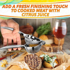 Stainless Steel Lemon Squeezer – Lemon Juicer Squeezer Manual Citrus Juicer | Dishwasher Safe Citrus Press | Corrosion-Resistant | Effortless Maximum Juice Extraction for Lemons, Limes, Oranges & More
