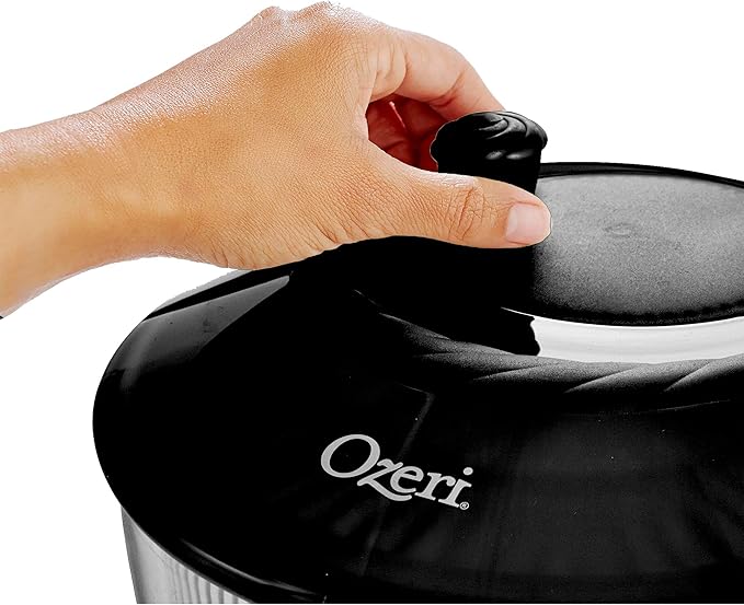 Ozeri Italian Made Fresca Salad Spinner and Serving Bowl, BPA-Free