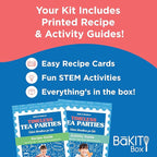 BāKIT Box Japanese Matcha Cookie Kit for Kids – Learn About Japan + Make Cookies – Includes Printed Recipe & Activity Guides – Educational Baking Gift