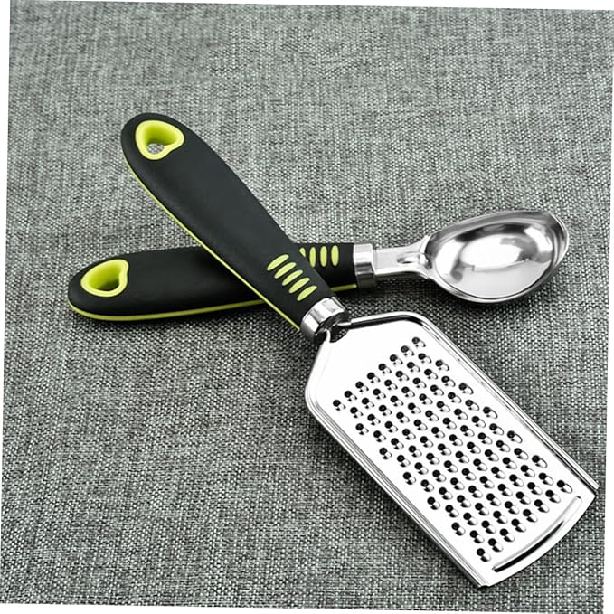 7pc Kitchen Utensils Set Stainless Steel Gadgets Utensils Non-stick Cooking Tools Cheese Grater Pizza Wheel Can Opener