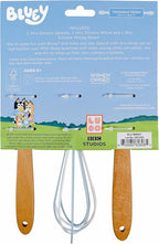 Handstand Kitchen Bluey Silicone Baking Utensil Set with 9" Spoon, 8.75" Spatula and 8.5" Whisk