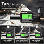 33lb Wireless Magnetic Digital Kitchen Scale with Remote LCD Display, Split-Designed for Easy Cleaning, 0.1oz/1g Precision, 7 Units, Tare Function for Baking, Cooking, Meal Prep