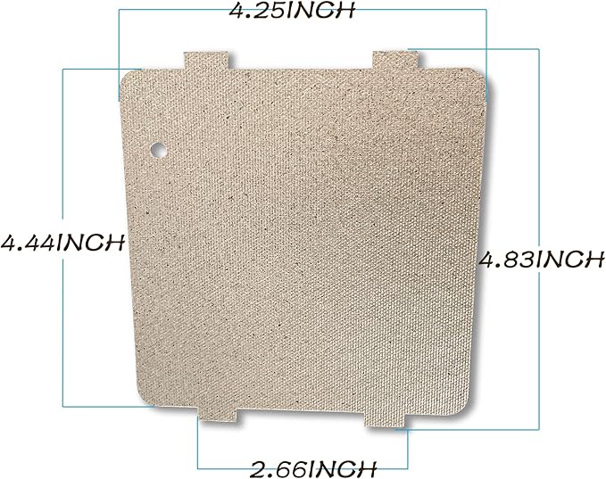 WB34X21610 Microwave Wave Guide Cover Replacement for GE Microwave AP5806654, 262100201506, 3280539, PS9493024